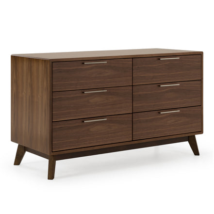 Soria Mid-Century Walnut Dresser - image 5