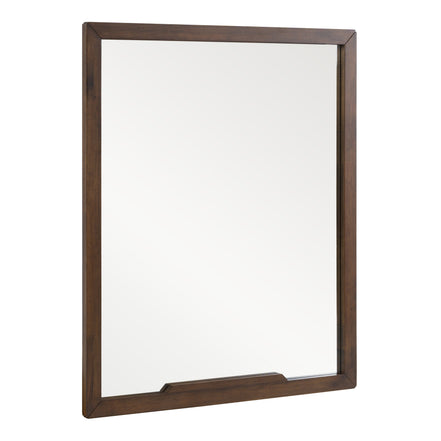 Soria Mid-Century Walnut Mirror - image 3