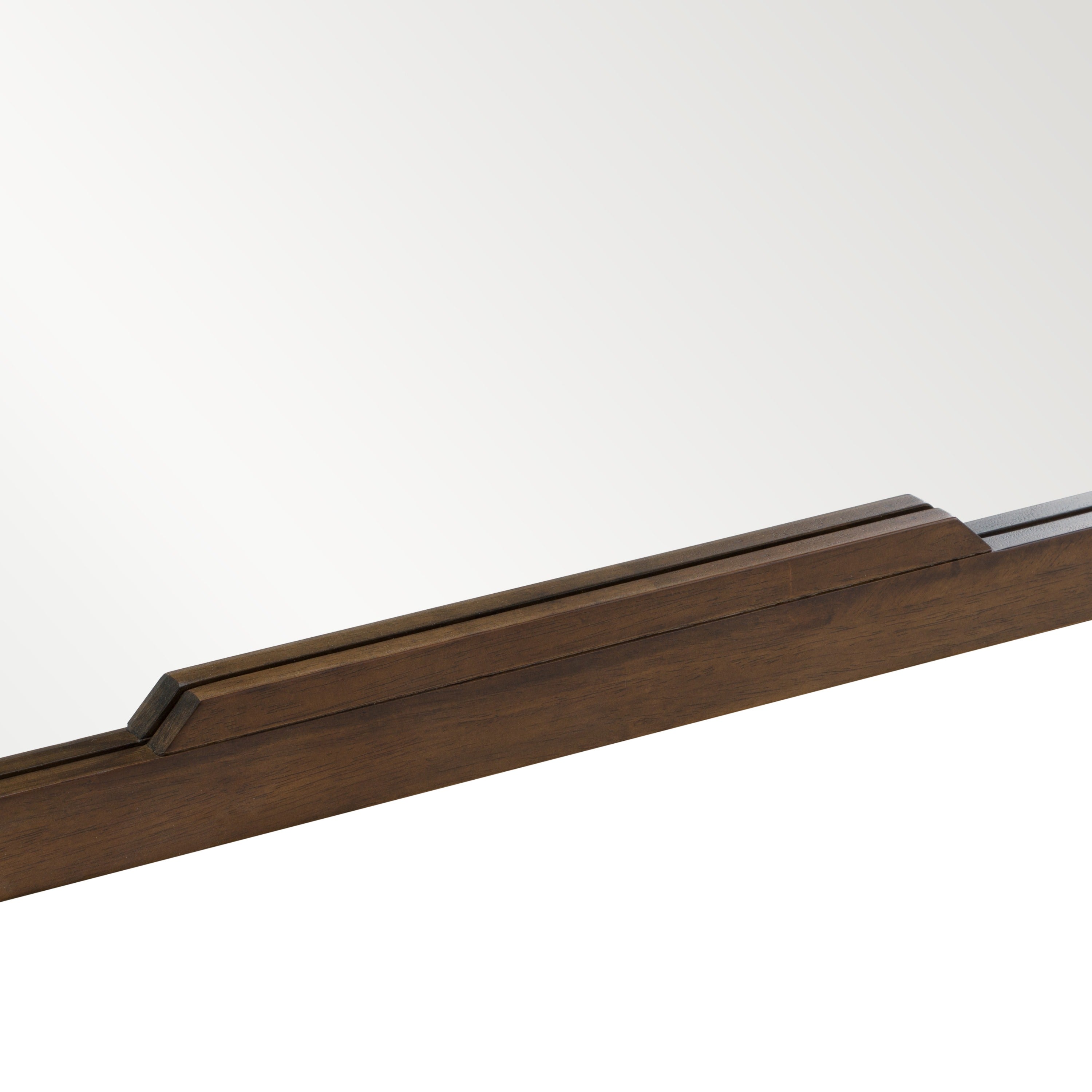 Soria Mid-Century Walnut Mirror - image 5