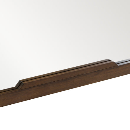 Soria Mid-Century Walnut Mirror - image 5