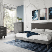 Soria Modern Grey Wash Nightstand