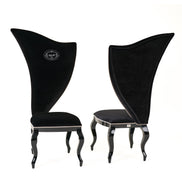 Sovereign - Transitional Black Fabric Chair (Set of 2) - image 2