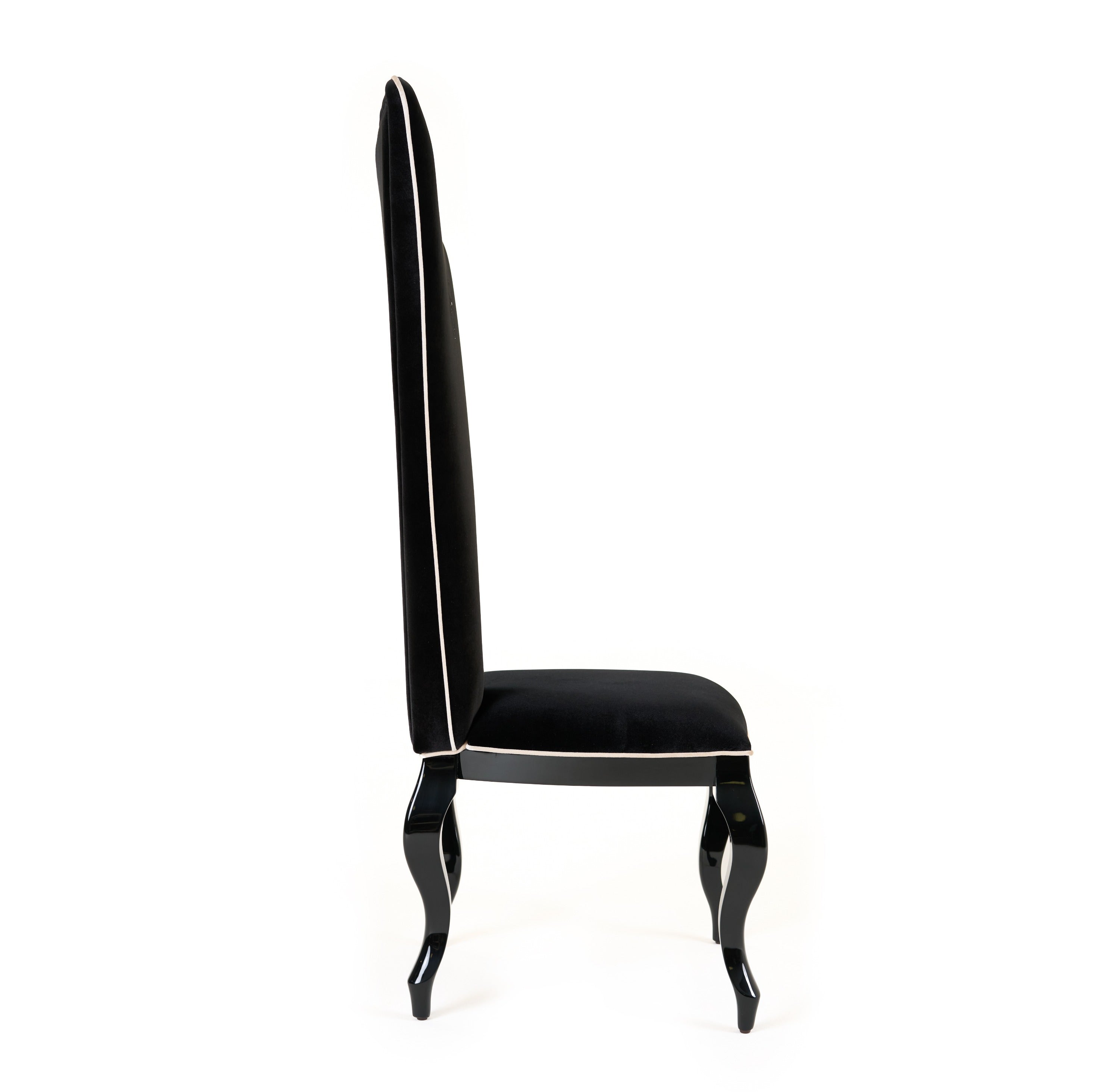 Sovereign - Transitional Black Fabric Chair (Set of 2) - image 4