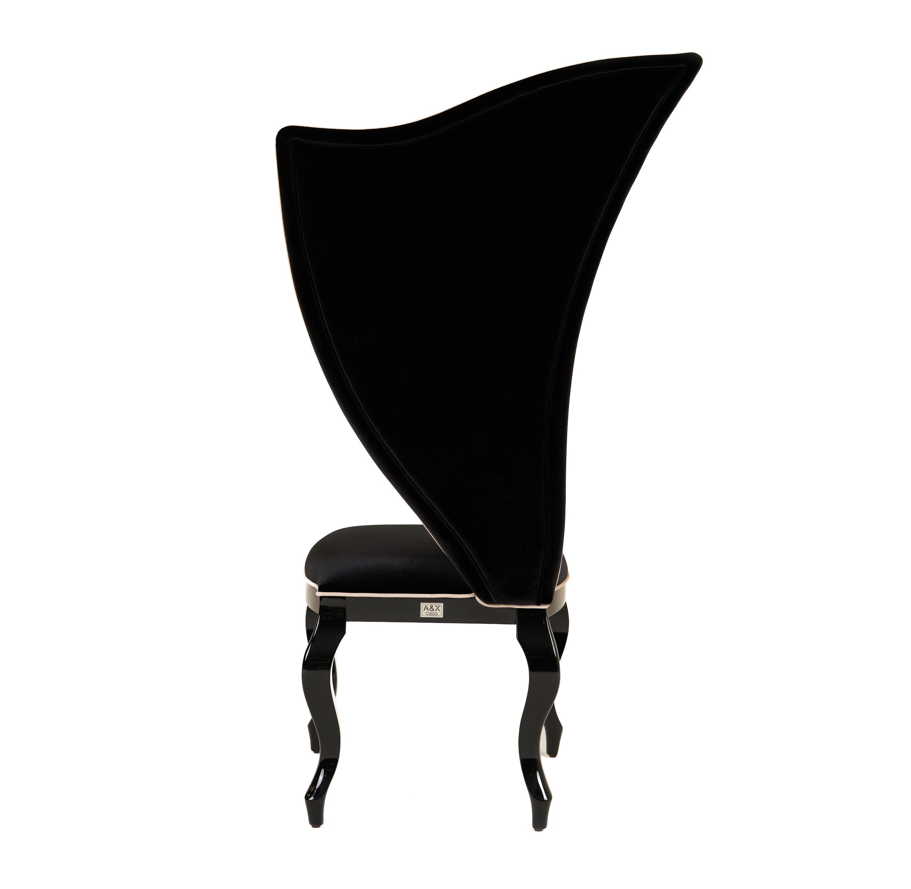 Sovereign - Transitional Black Fabric Chair (Set of 2) - image 5