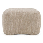 Spiro - Modern Beige Fabric Ottoman - image 3