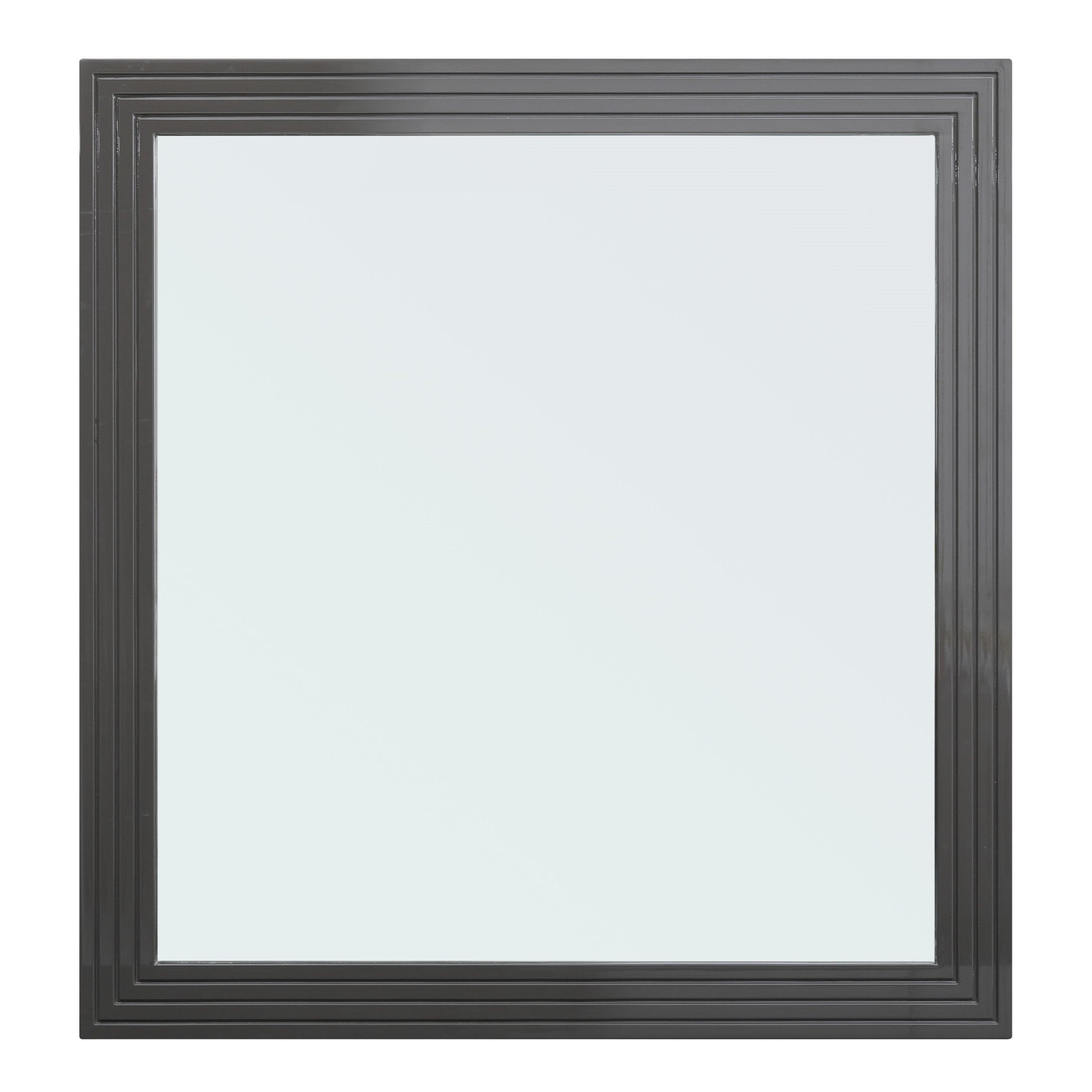 Splendor - Grey High Gloss Slatted MIrror - image 3