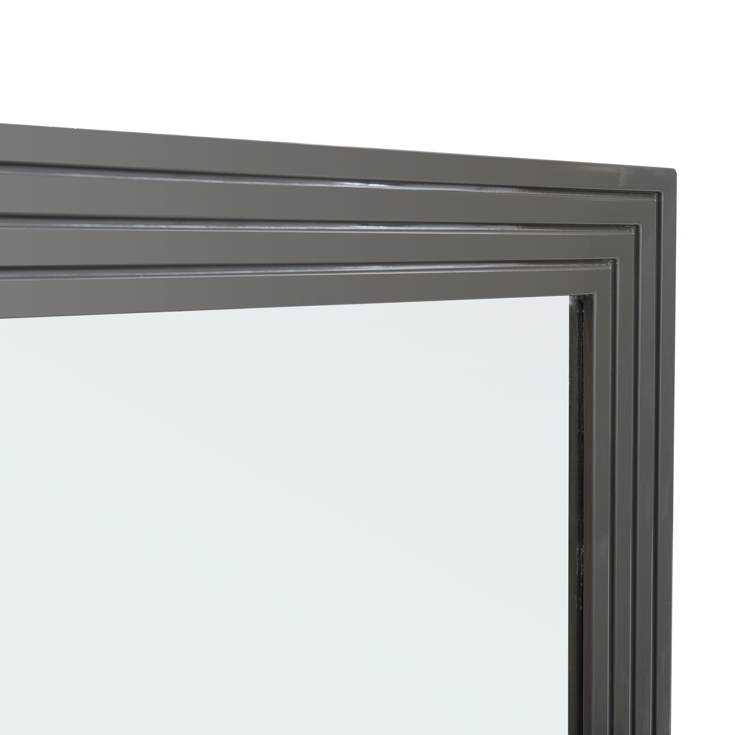 Splendor - Grey High Gloss Slatted MIrror - image 4