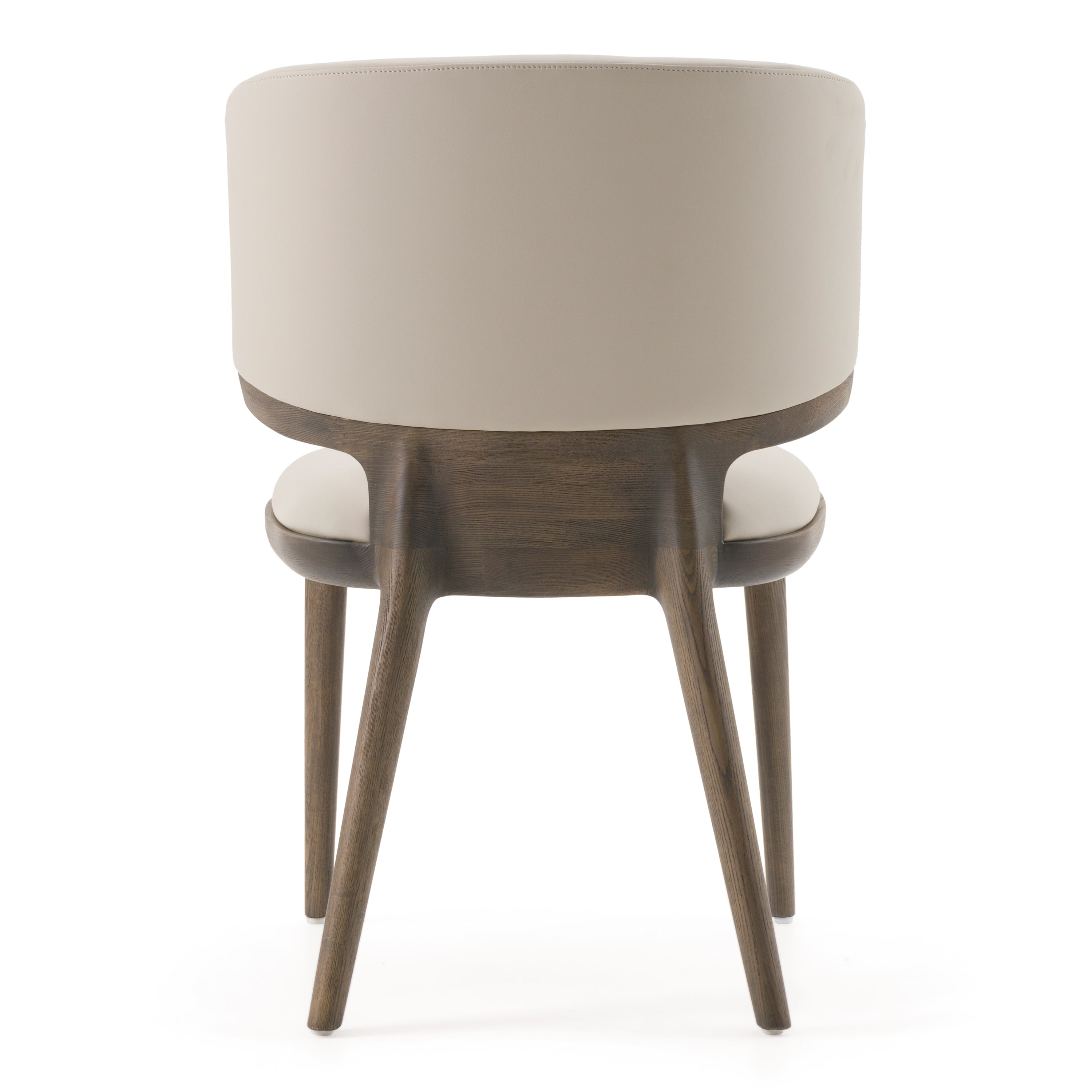 Stanley Contemporary Grey Leatherette and Grey Ash Dining Chair (Set of 2) - image 3