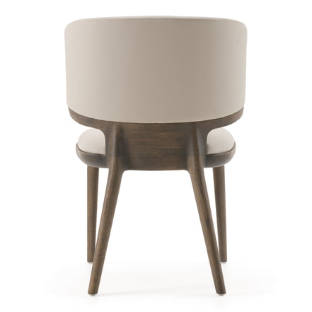 Stanley Contemporary Grey Leatherette and Grey Ash Dining Chair (Set of 2) - image 3