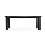 Steven - Modern Black Oval Dining Table