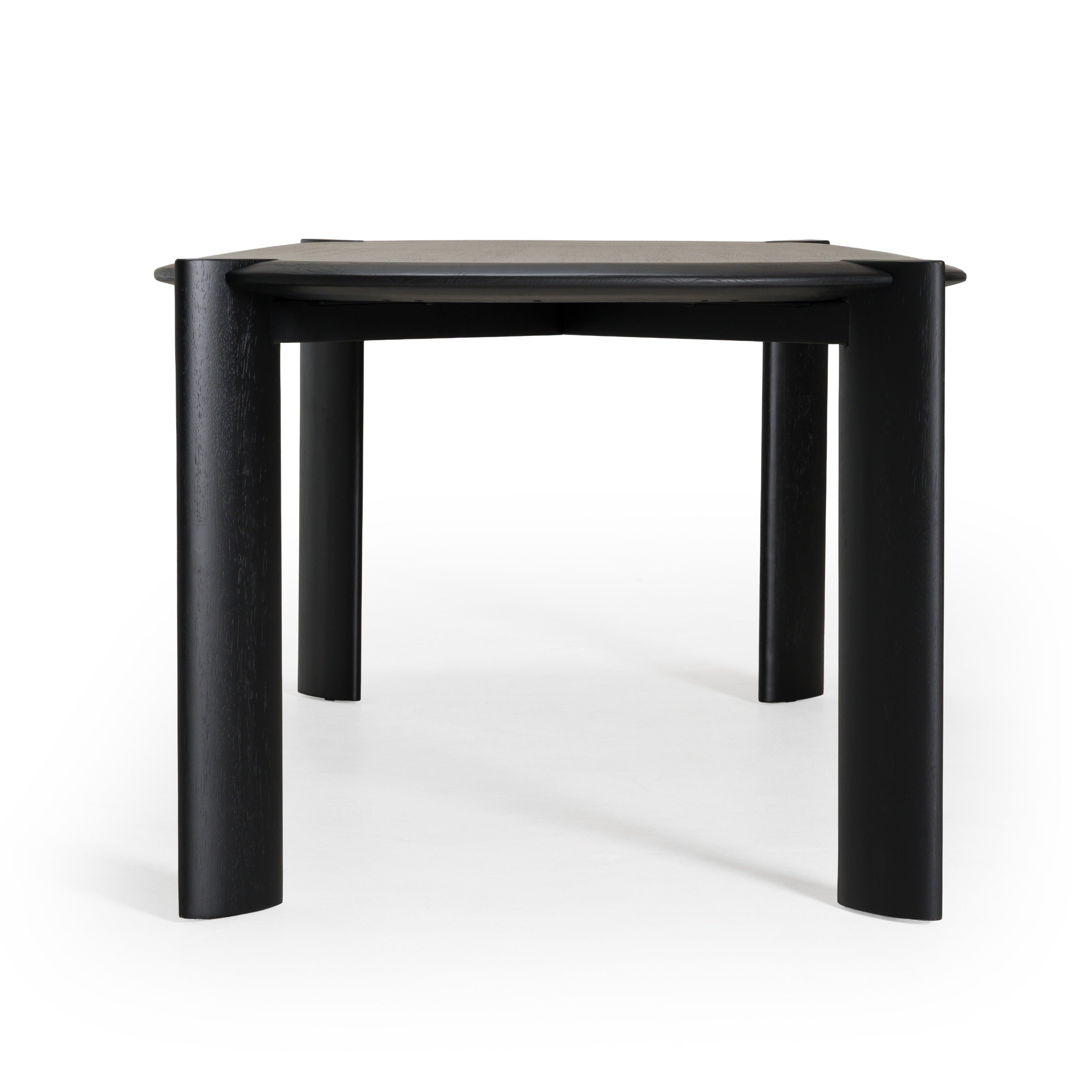 Steven - Modern Black Oval Dining Table - image 3