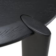 Steven - Modern Black Oval Dining Table - image 5