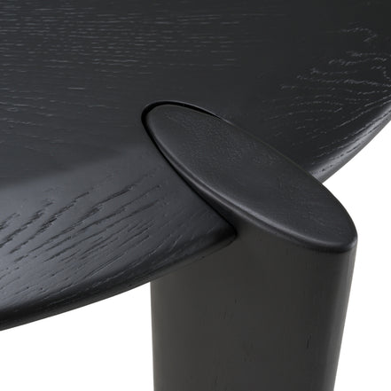 Steven - Modern Black Oval Dining Table - image 5