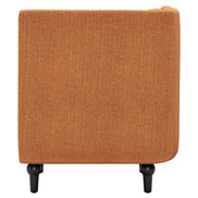 Malben Corner Chair Brown