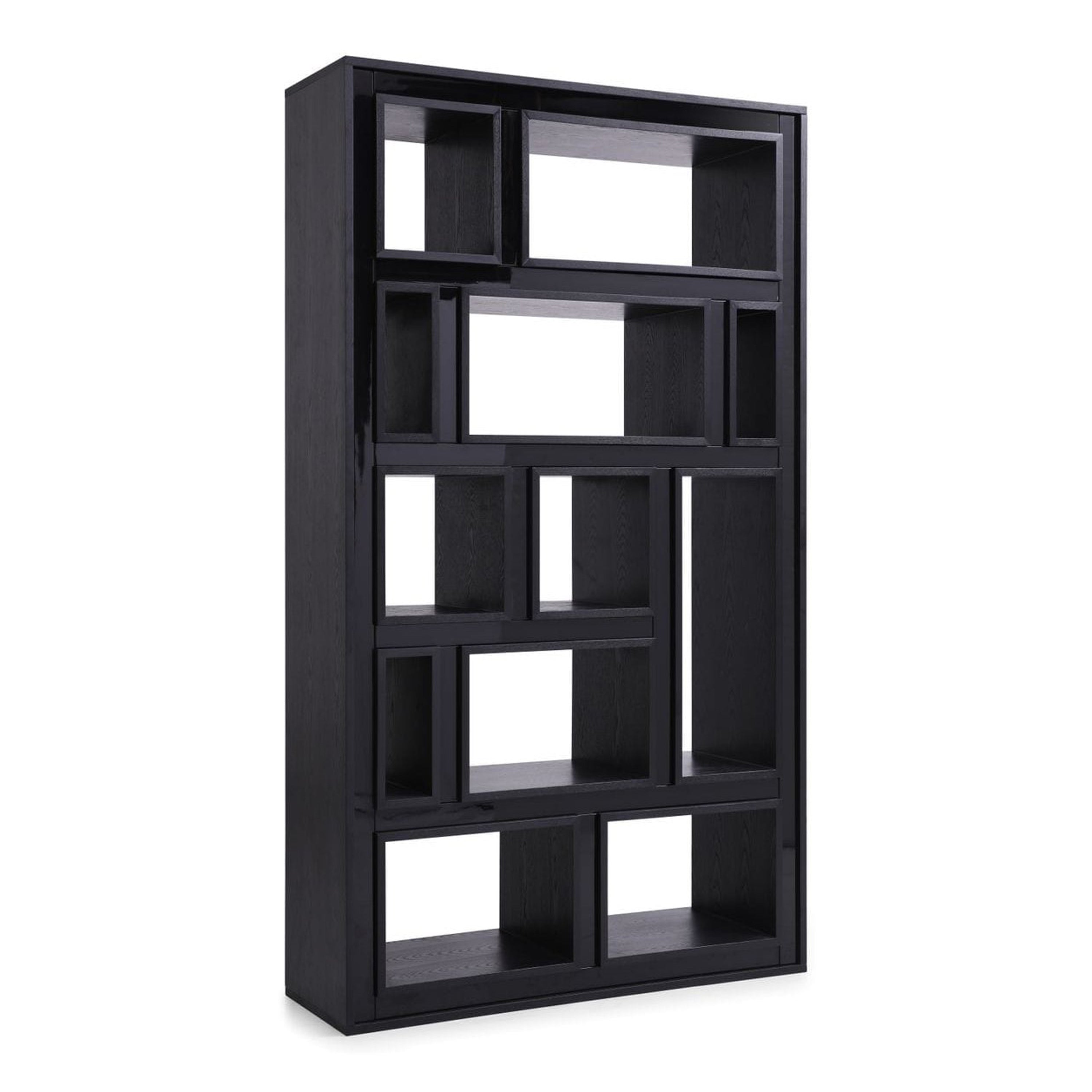 Suffolk - Contemporary Black Ash Bookcase - image 5