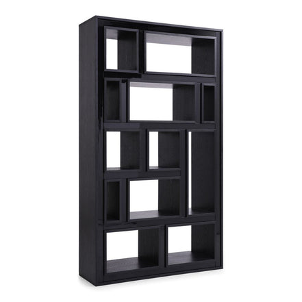 Suffolk - Contemporary Black Ash Bookcase - image 5
