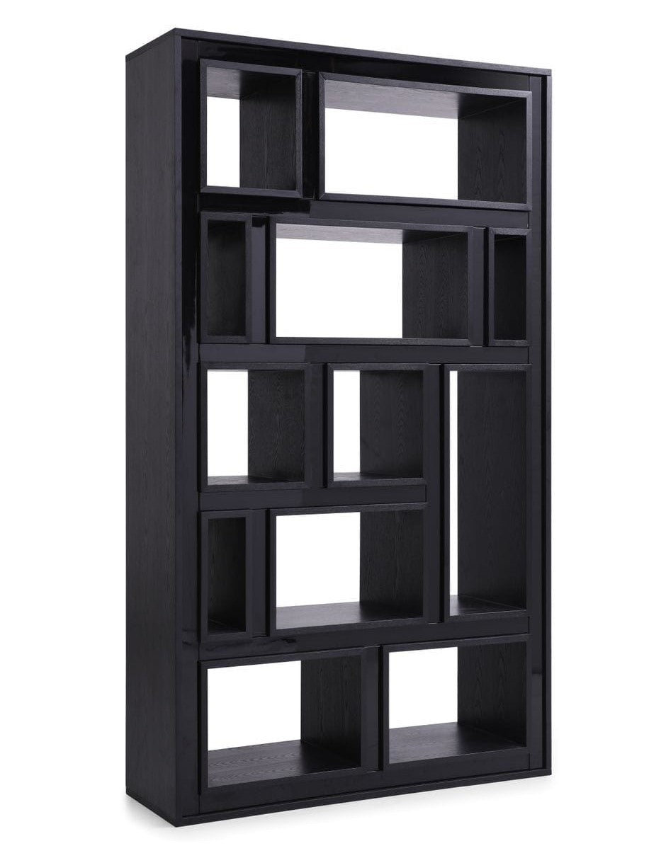 Suffolk - Contemporary Black Ash Bookcase
