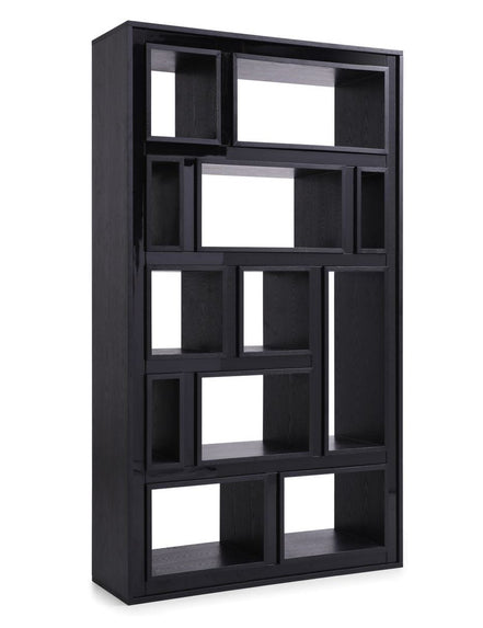 Suffolk - Contemporary Black Ash Bookcase