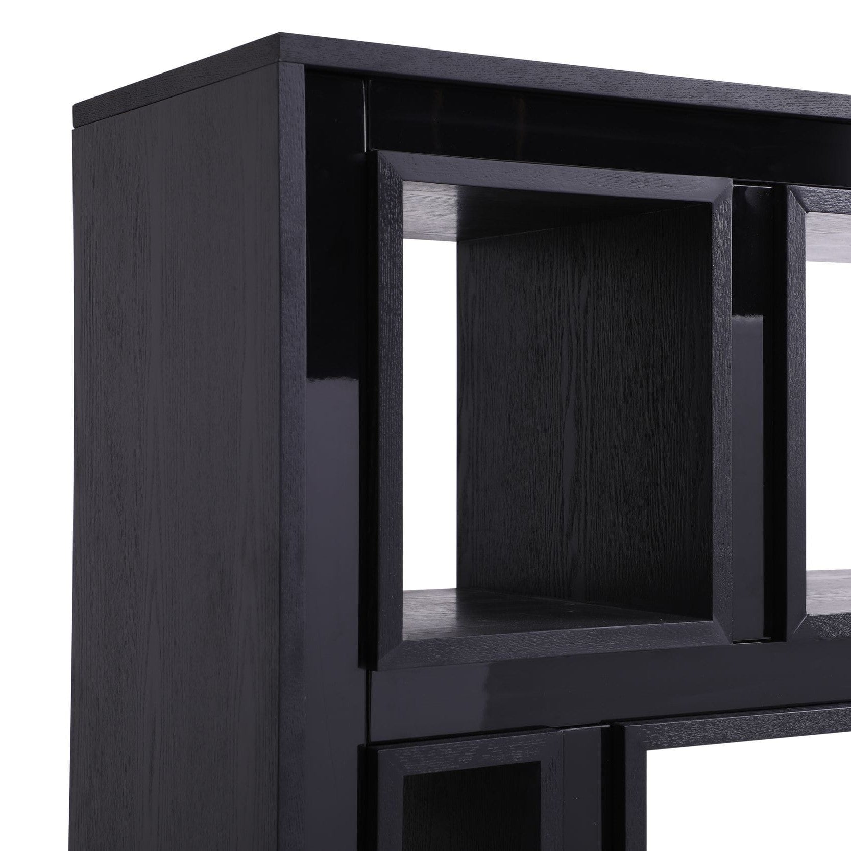 Suffolk - Contemporary Black Ash Bookcase - image 2