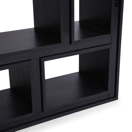 Suffolk - Contemporary Black Ash Bookcase - image 3