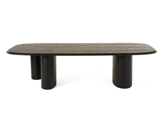 Summit - Modern 118" Black Ash Dining Table - image 2
