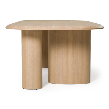 Summit - Modern 118" Natural Ash Dining Table - image 3