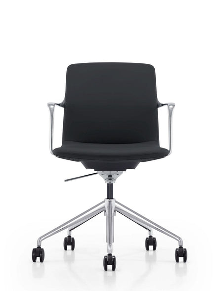 Sundar - Modern Black Mid Back Conference Office Chair