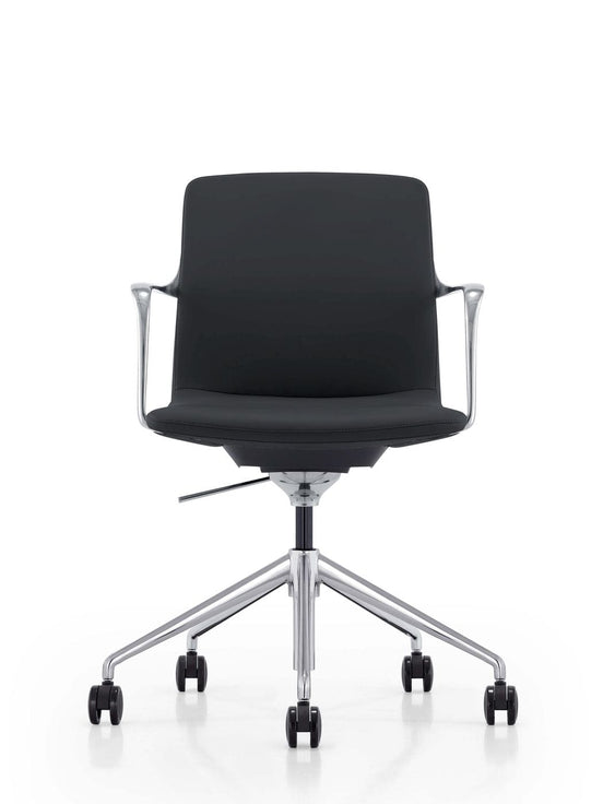 Sundar - Modern Black Mid Back Conference Office Chair
