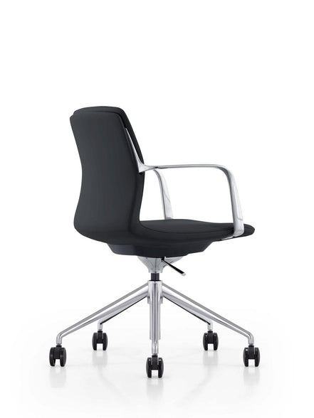 Sundar - Modern Black Mid Back Conference Office Chair - image 3
