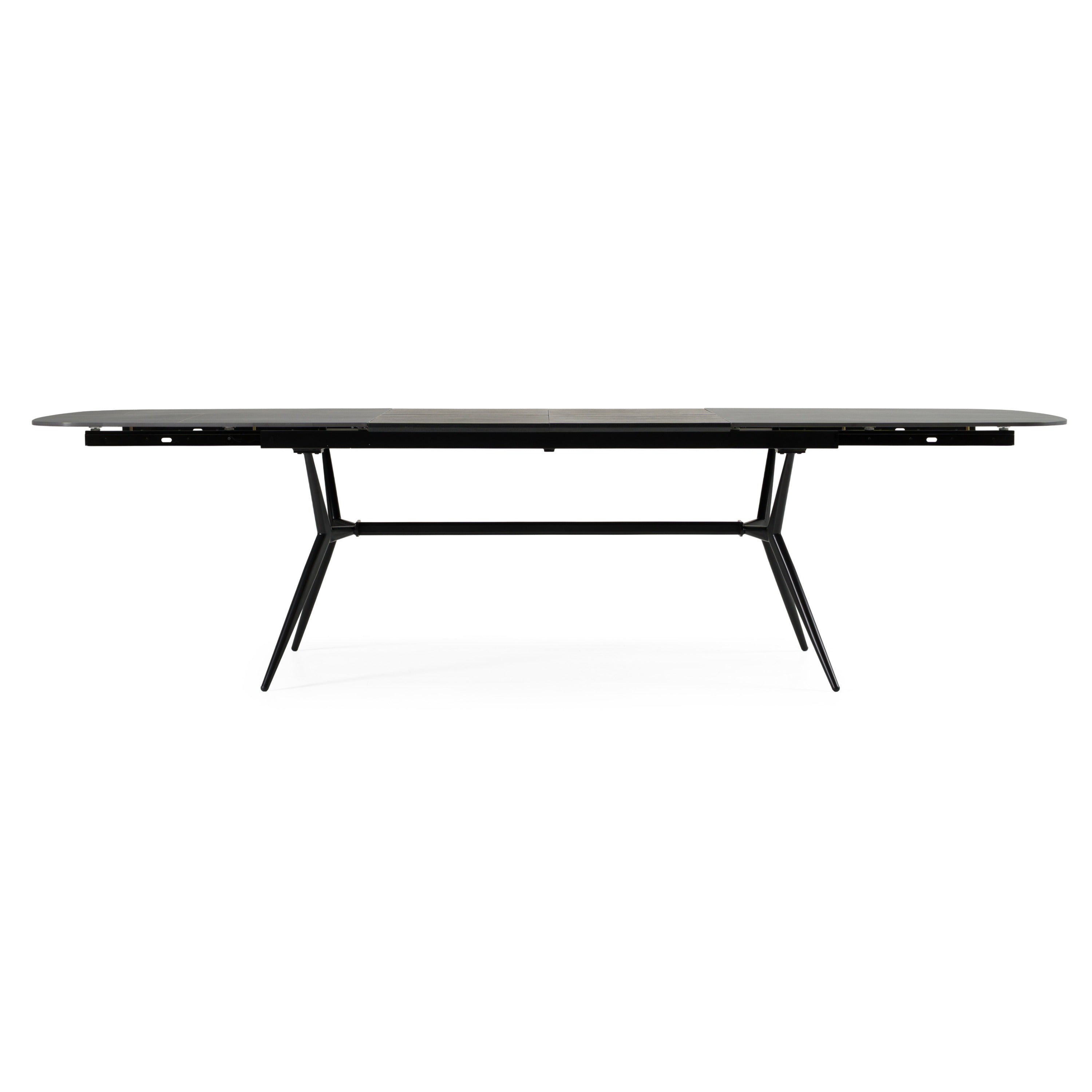 Suzie - Modern Ceramic + Black Ash Extendable Dining Table - image 3