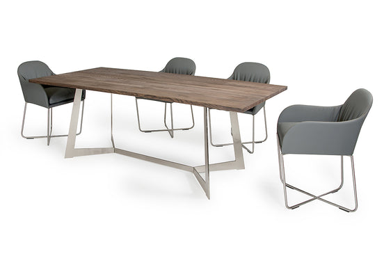 Sweeny Modern Grey Dining Chair - image 2
