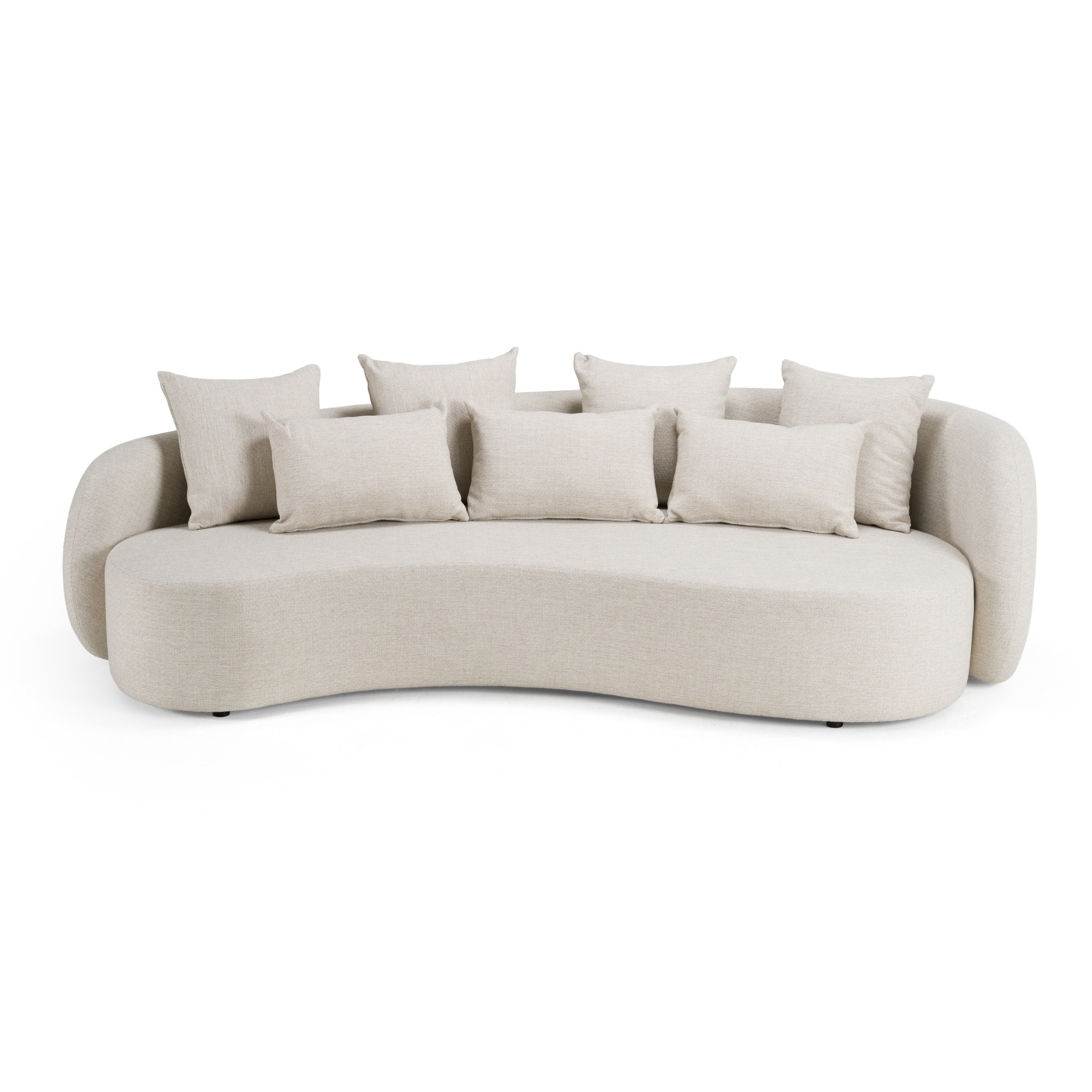 Tabarca - Outdoor Beige Fabric 4 Seat Sofa - image 2