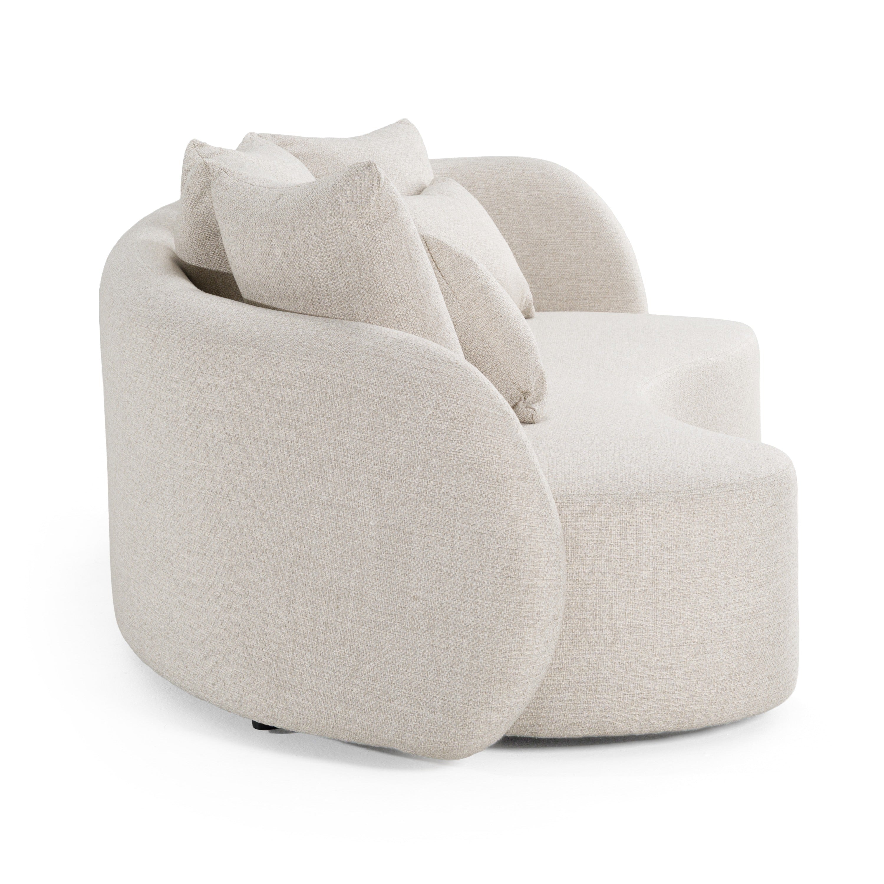 Tabarca - Outdoor Beige Fabric 4 Seat Sofa - image 4