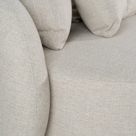 Tabarca - Outdoor Beige Fabric 4 Seat Sofa - image 5
