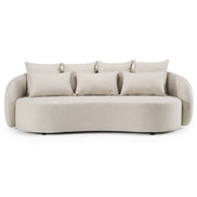Tabarca - Outdoor Beige Fabric 3 Seat Sofa - image 2
