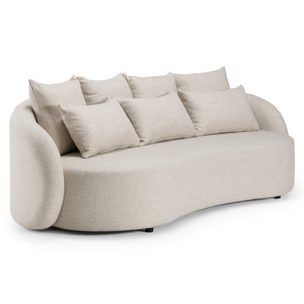 Tabarca - Outdoor Beige Fabric 3 Seat Sofa - image 3