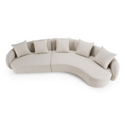 Tabarca - Outdoor Beige Fabric Sectional Sofa - image 4