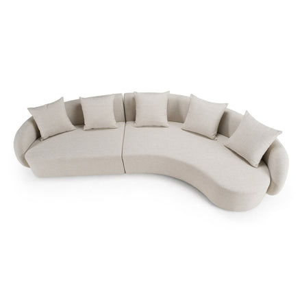 Tabarca - Outdoor Beige Fabric Sectional Sofa - image 4