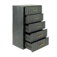 Manchester- Contemporary Dark Grey Chest - image 2