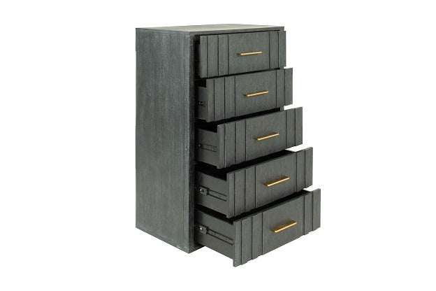 Manchester- Contemporary Dark Grey Chest - image 2