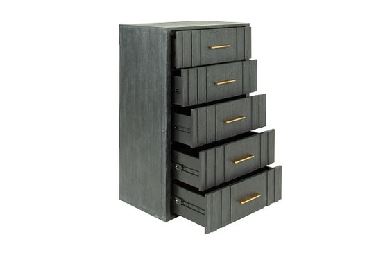 Manchester- Contemporary Dark Grey Chest - image 2