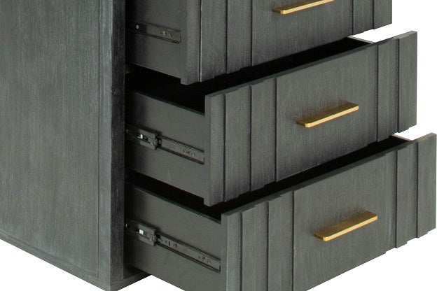 Manchester- Contemporary Dark Grey Chest - image 3