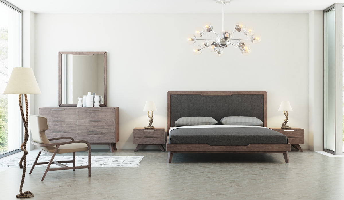 Soria Mid-Century Walnut Chest - image 3
