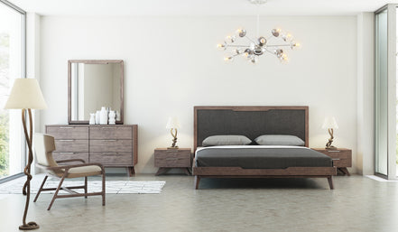 Soria Mid-Century Walnut Chest - image 3