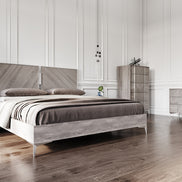 Alexa Italian Modern Grey Mirror