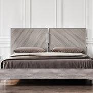 Alexa Italian Modern Grey Nightstand