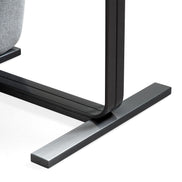 Tasha - Modern Grey Linen + Brushed Gunmetal Dining Chair (Set of 2) - image 5