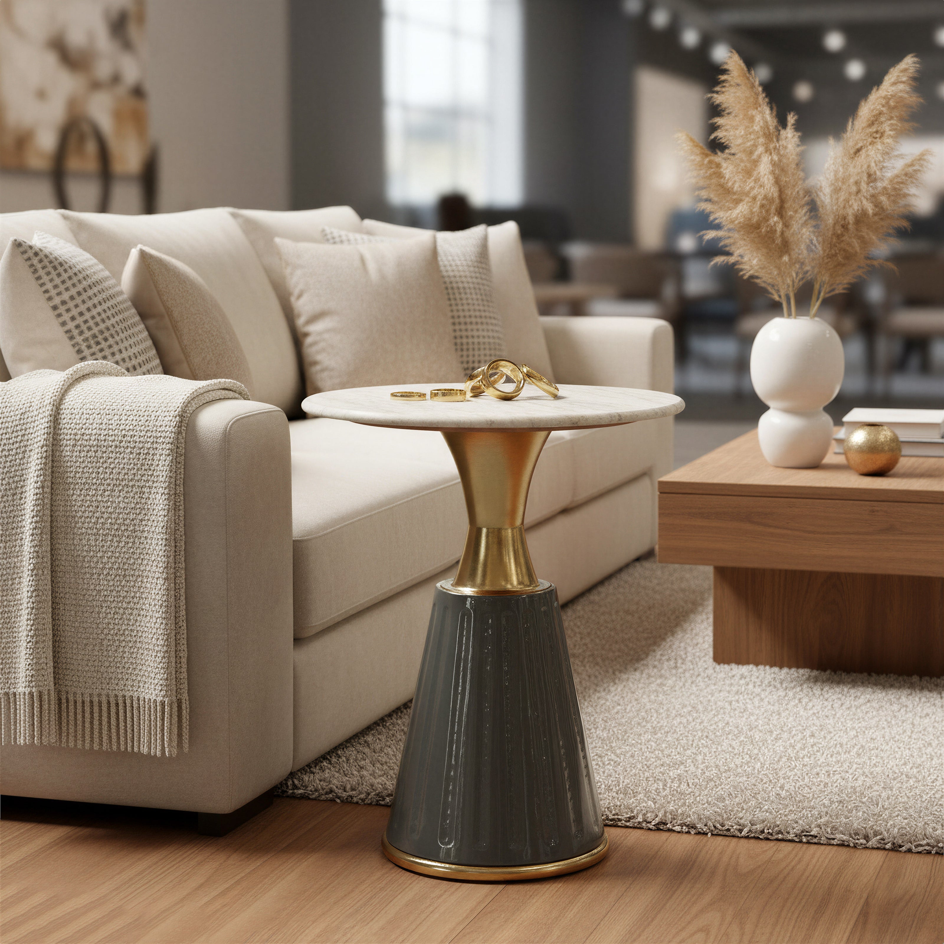 Glasa Side Table Multicolor