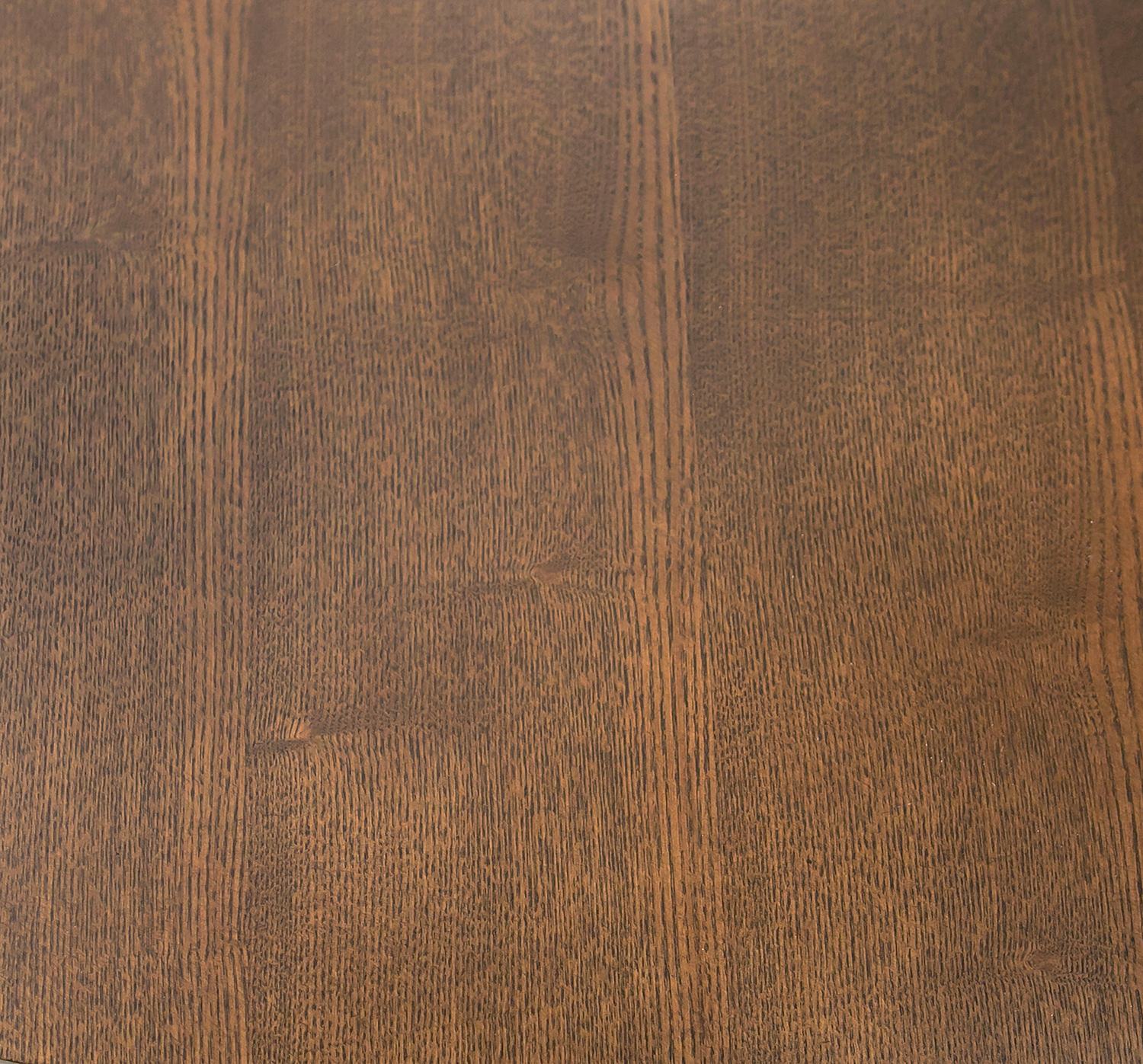 Theresa Modern Round Walnut & Black Table - image 5