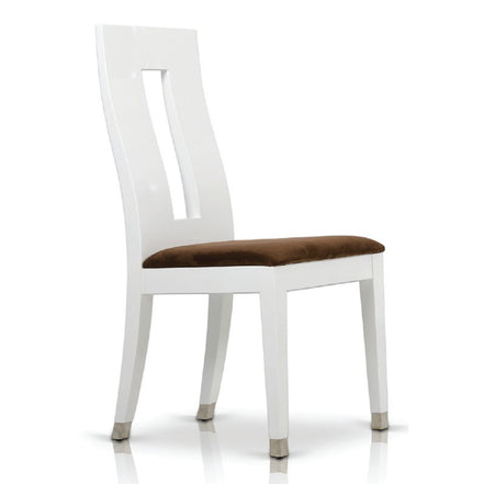 Thor Modern White Glossy Dining Chair - image 3